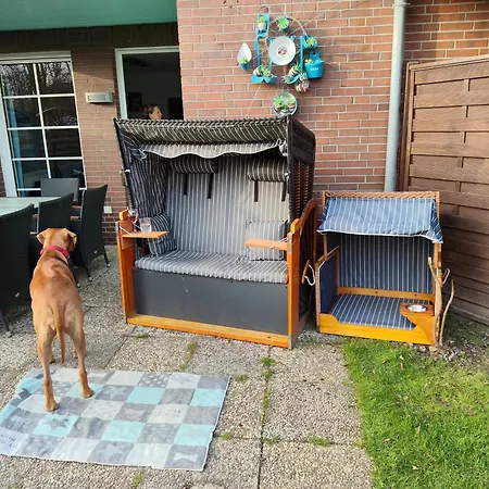 Feriehus Moewennest 18, Butjadingen, Tossens, Sauna, Strandkorb, Nordsee, 3 Sz, Bis 8 Gaeste 2 Kleinkinder