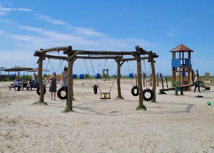 Дом отдыха Moewennest 18, Butjadingen, Tossens, Sauna, Strandkorb, Nordsee, 3 Sz, Bis 8 Gaeste 2 Kleinkinder *