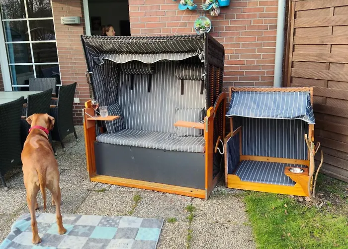 Дом отдыха Moewennest 18, Butjadingen, Tossens, Sauna, Strandkorb, Nordsee, 3 Sz, Bis 8 Gaeste 2 Kleinkinder